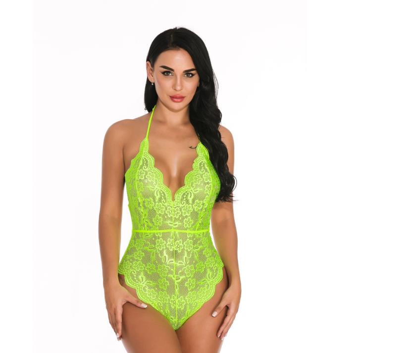 THE KILA | Midnight Enchante – Floral Lace Teddy